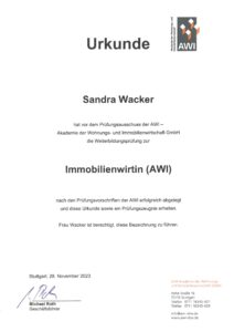 SW Immobilienwirtin AWI